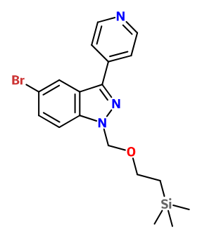 (image for) MC025028 5-Bromo-3-(pyridin-4-yl)-1-((2-(trimethylsilyl)ethpxy)methyl)-1H-indazole